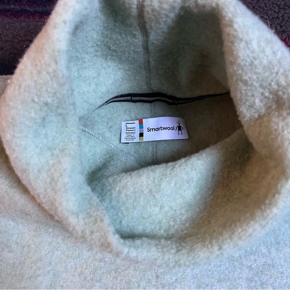 Smartwool Hudson Trail Fleece Pullover - Light Jade - Picture 8 of 9